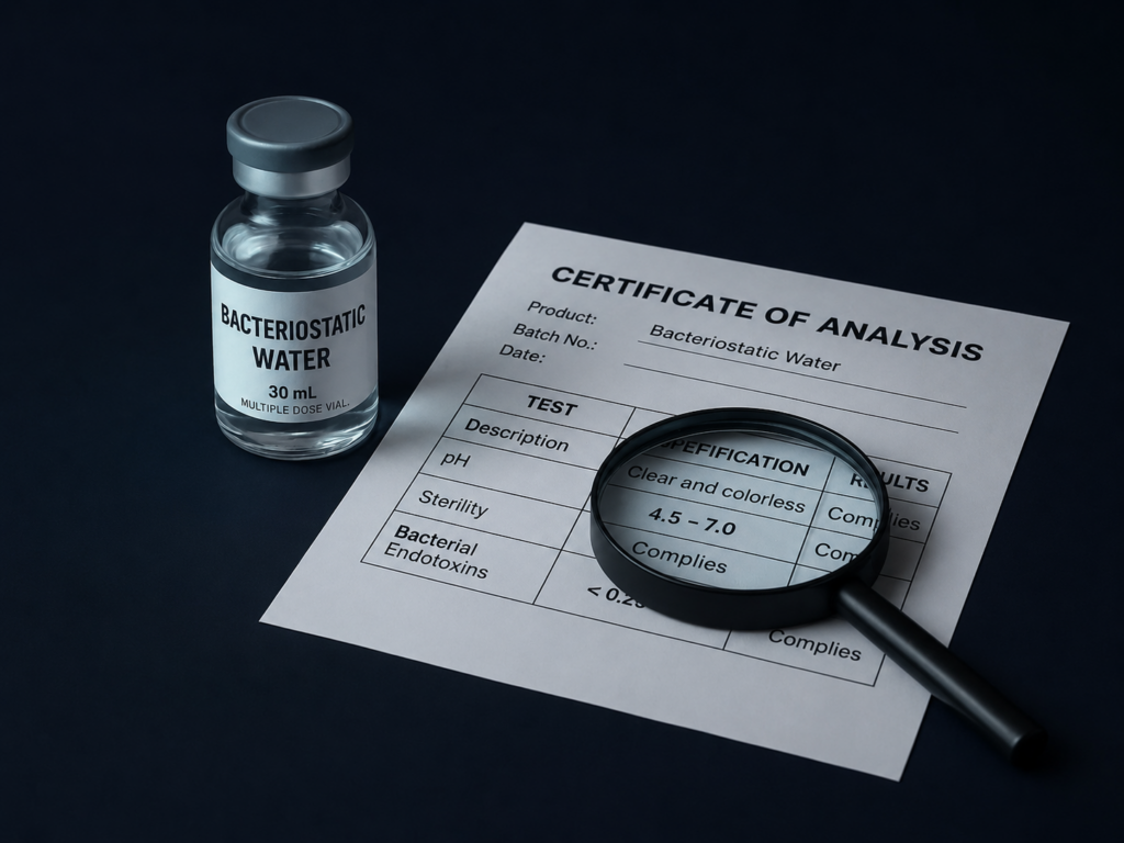 certificate of analysis