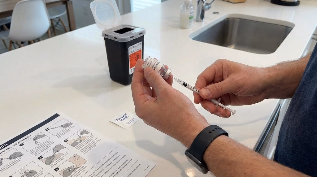 RT10 peptide injection