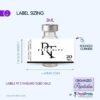 Custom 3ml Peptide Vial Labels 2